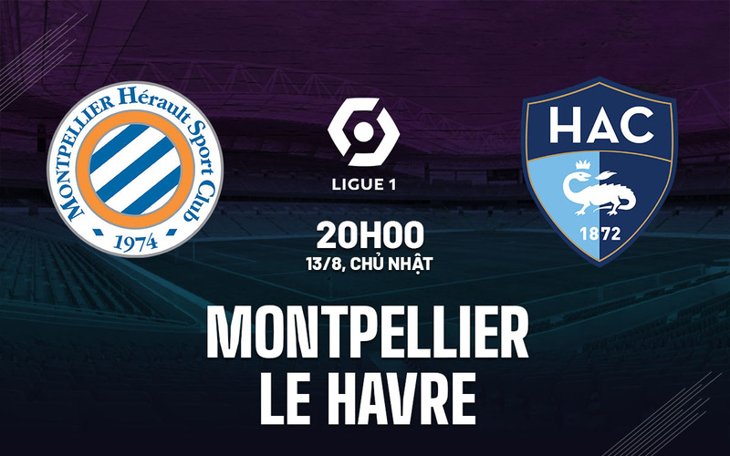 Kết quả Pháp Ligue 1 giữa Montpellier và Le Havre