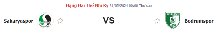 Nhận định bóng đá Sakaryaspor vs Bodrum FK, ngày 31/5