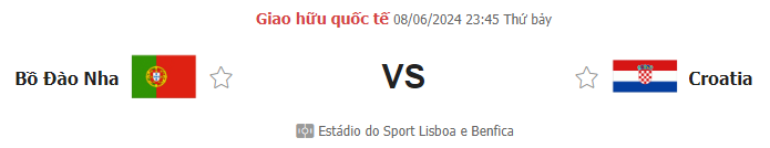 Nhận định bóng đá Bồ Đào Nha vs Croatia, ngày 8/6