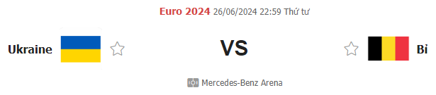 Nhận định bóng đá Bỉ vs Ukraine, ngày 26/6